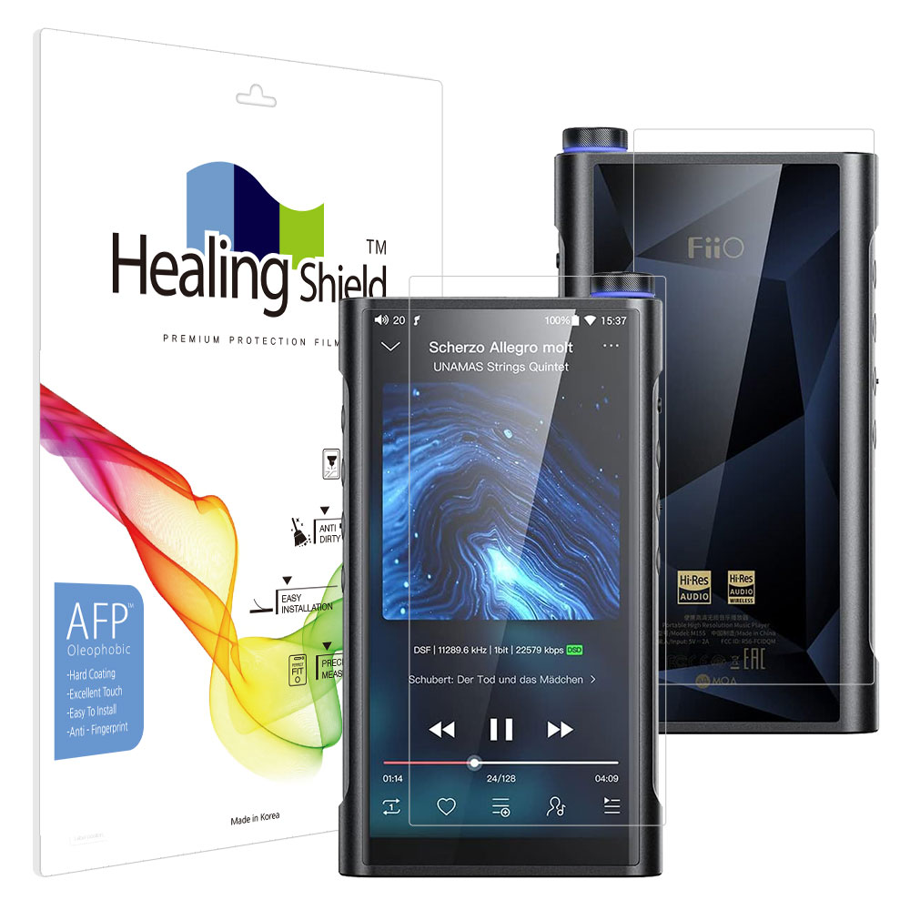 FiiO M15S 올레포빅 액정보호필름 1매 후면1매 - 상품 이미지