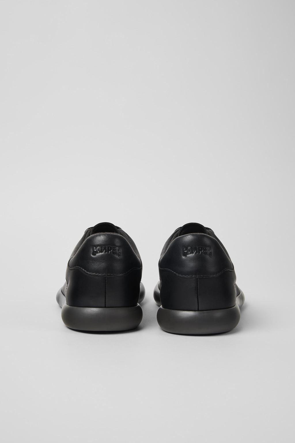 캠퍼 블랙 레더 베이직 스니커즈 Pelotas Soller K101003-001 BLACK - 상세 이미지 3
