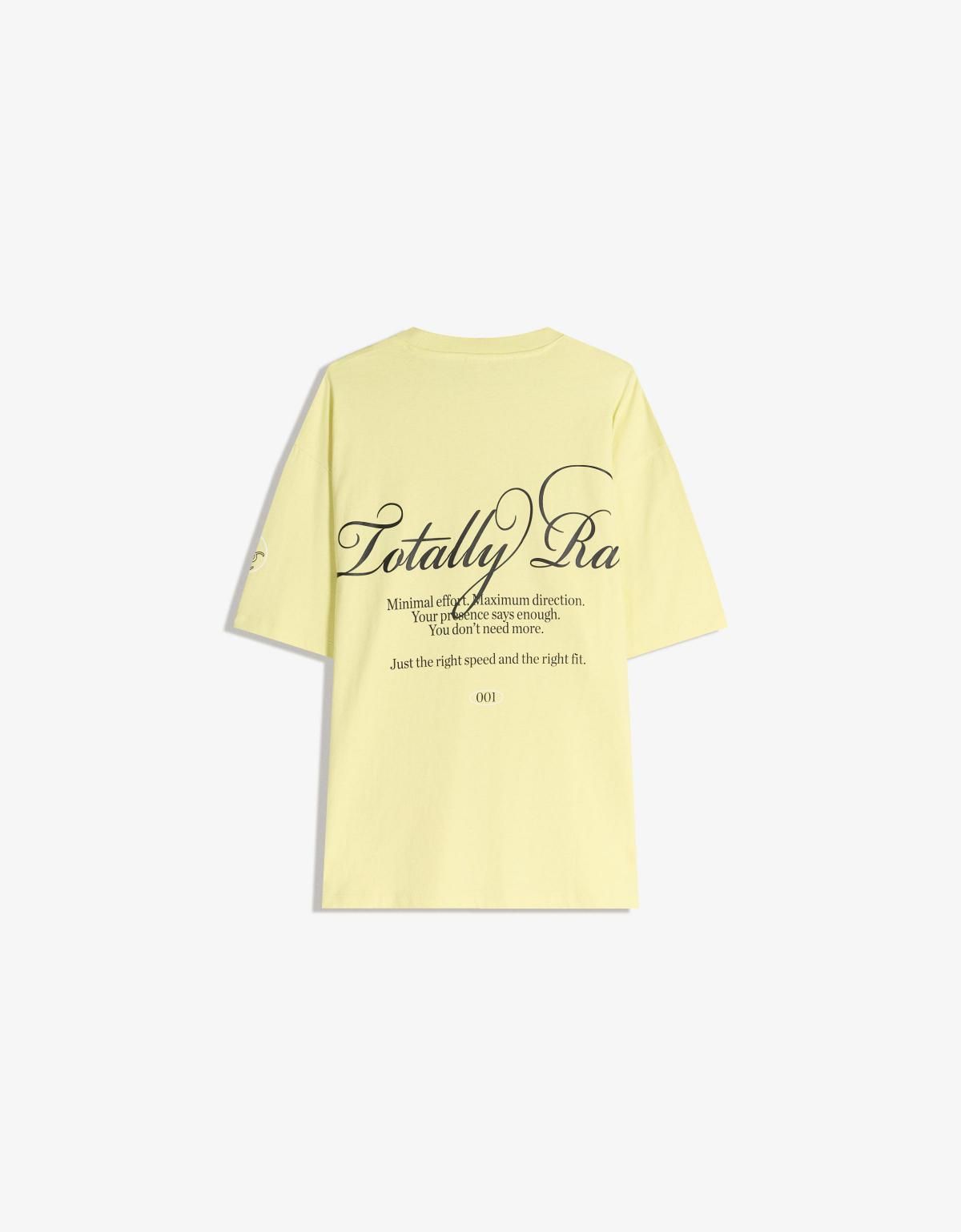 버쉬카 라이트 옐로우 프린트 반팔 티셔츠 8096/732 YELLOW - 상세 이미지 2