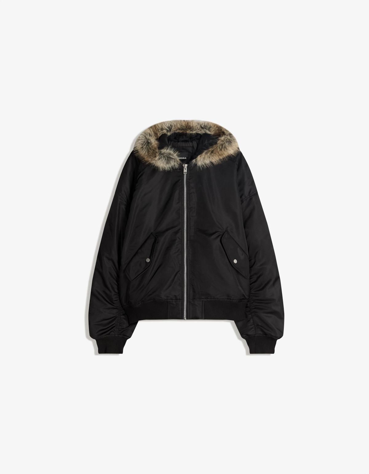 버쉬카 테크니컬 퍼카라 블루종 재킷 6809/046 BLACK - 상세 이미지 2