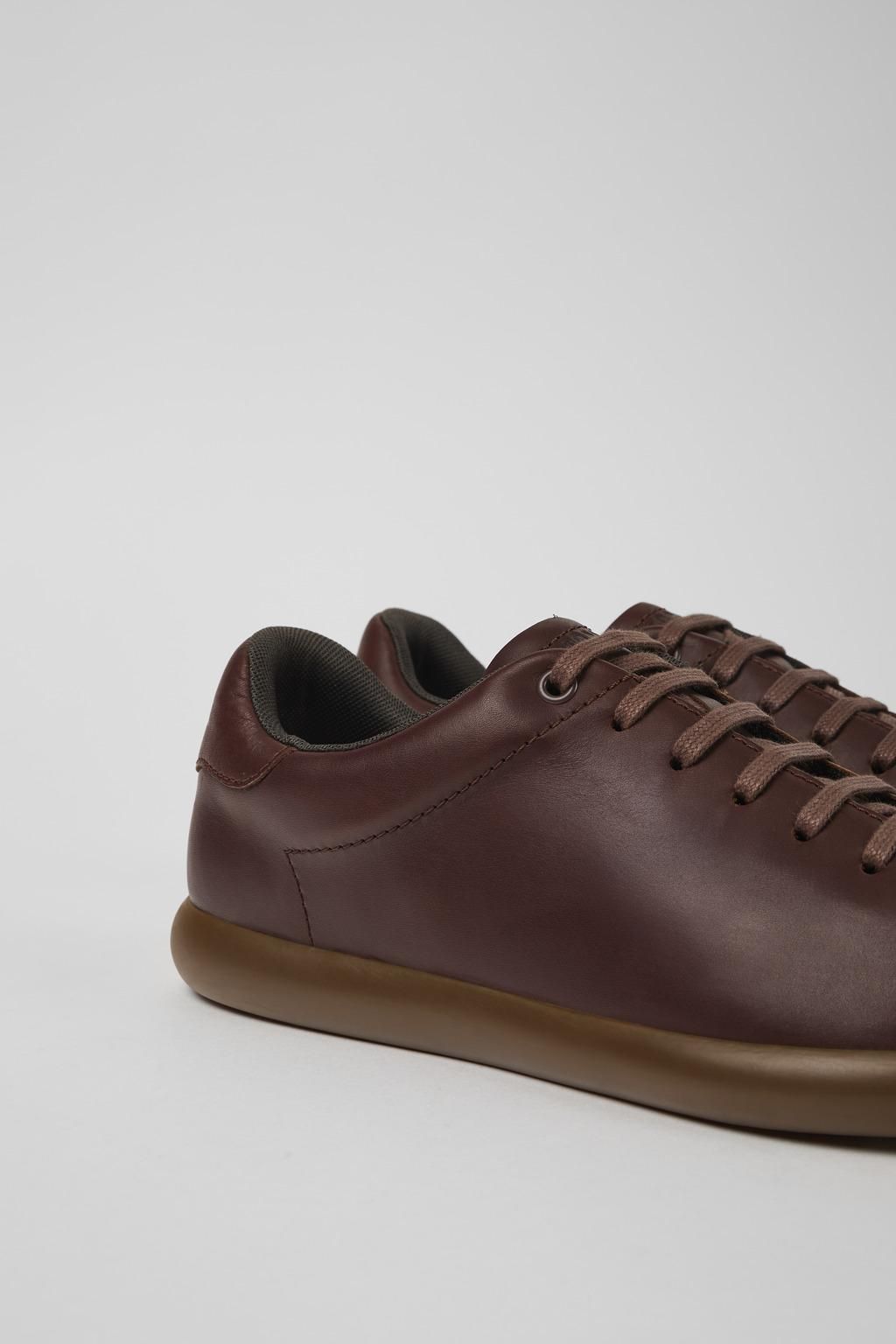 캠퍼 브라운 레더 베이직 스니커즈 Pelotas Soller K101003-004 BROWN - 상세 이미지 2