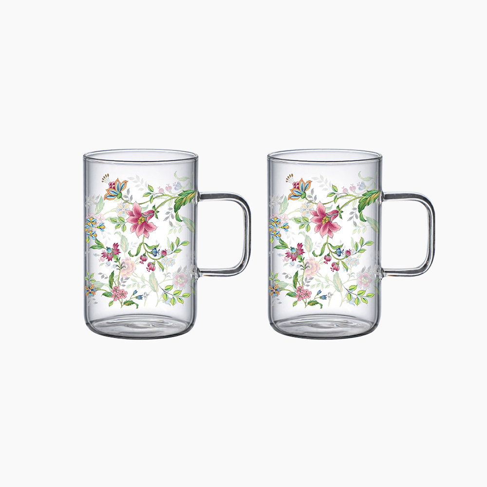 에지리 프로방스 내열유리 베이직 머그 500ml, 2개 - 메인 이미지