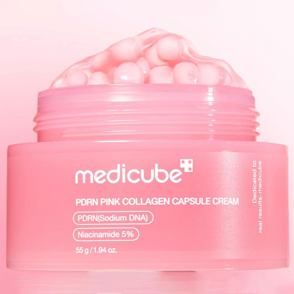 메디큐브 PDRN 앰플 크림 핑크 콜라겐 캡슐 55g - 상품 이미지