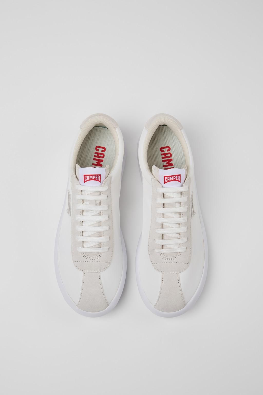 캠퍼 리사이클 화이트 남성 스니커즈 Pelotas XLite K101019-001 WHITE - 상세 이미지 4