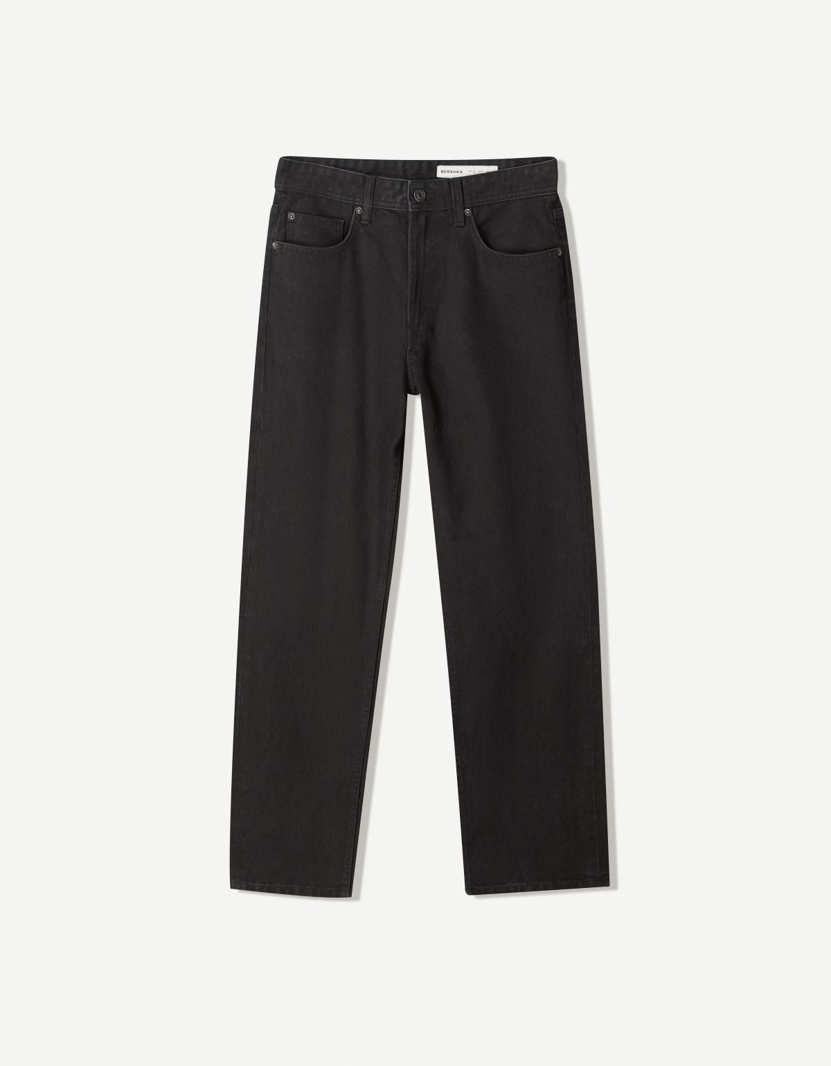 버쉬카 베이직 스트레이트핏 블랙 데님 진 5328/534 BLACK - 상품 이미지