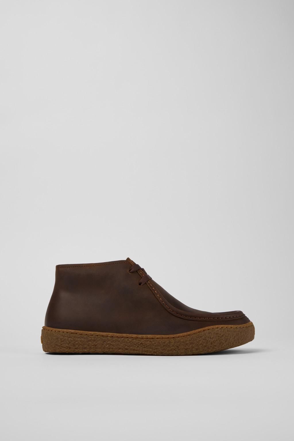 캠퍼 캐주얼 브라운 누벅 앵클부츠 Peu Terreno K300530-004 BROWN - 상품 이미지