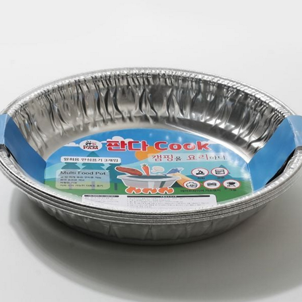 직화 알루미늄 용기 배달 일회용 냄비 그릇 - 메인 이미지