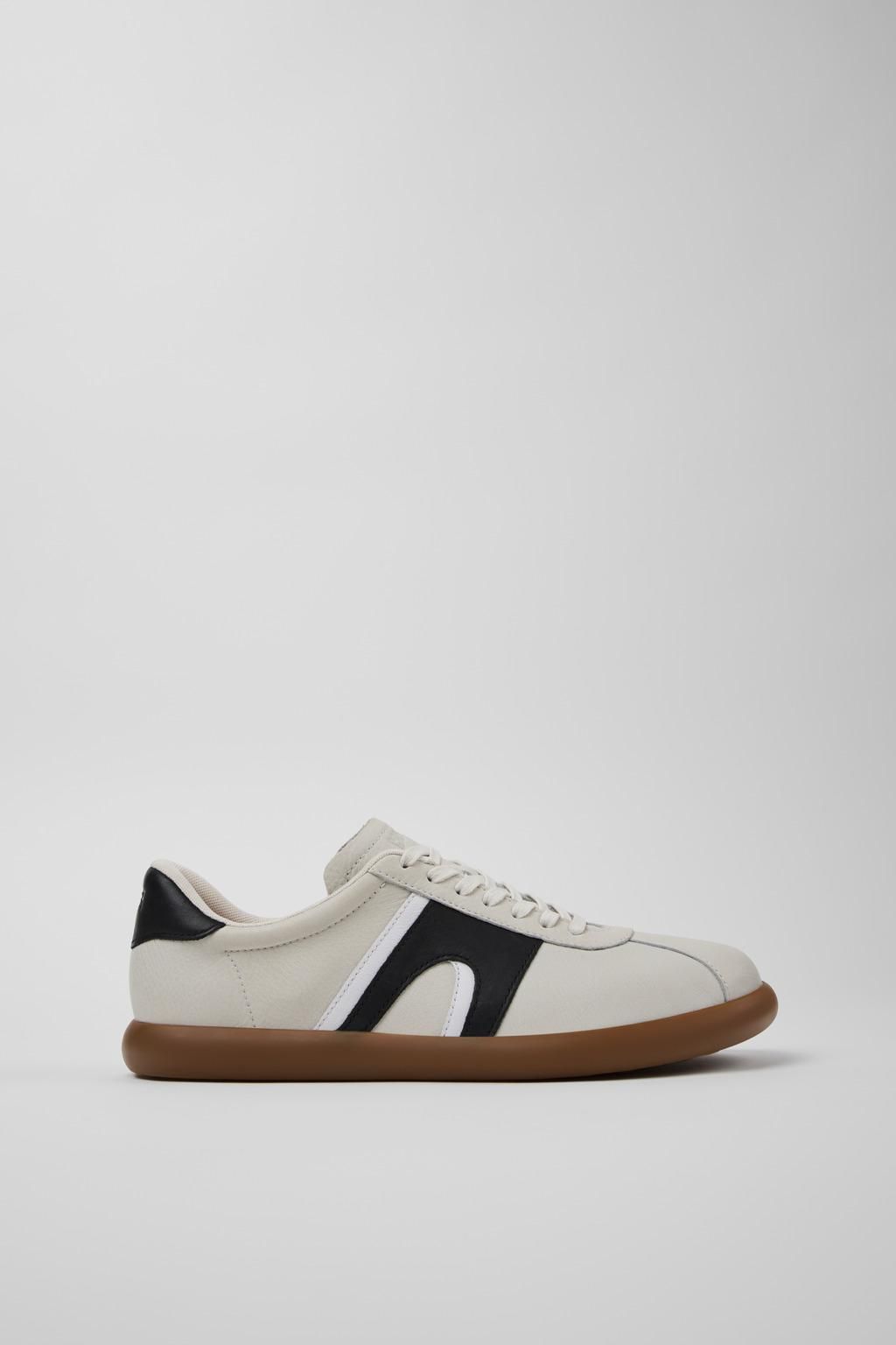 캠퍼 멀티컬러 레더 남성 스니커즈 Pelotas Soller K100937-022 WHITE - 상품 이미지
