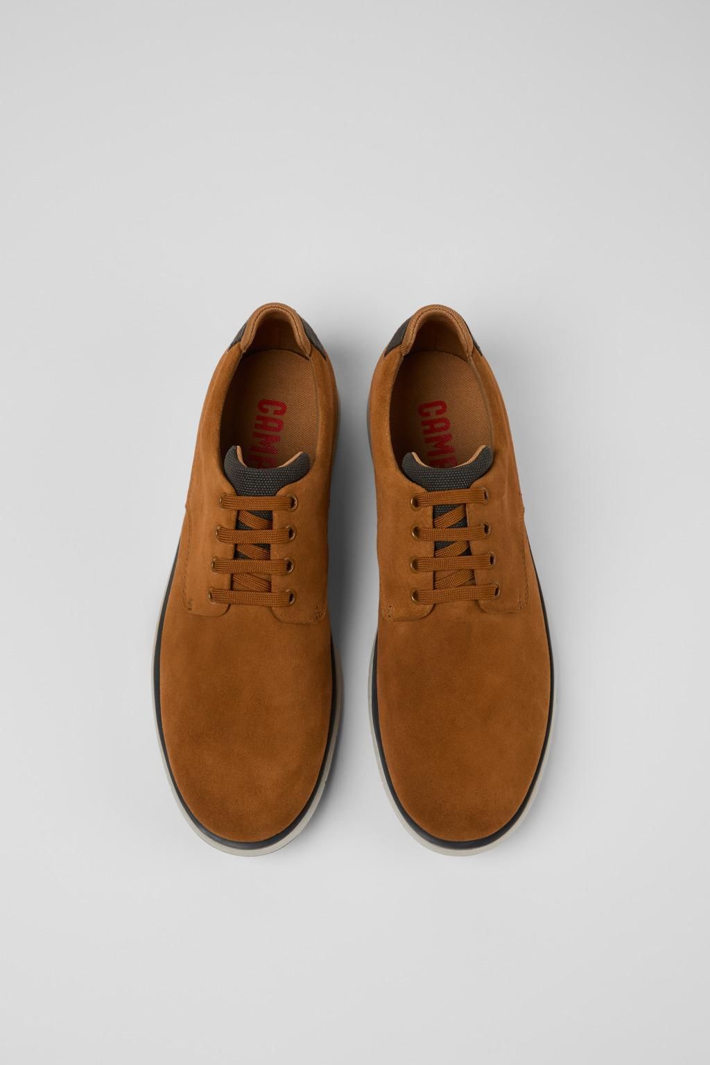 캠퍼 브라운 캐주얼 스웨이드 스니커즈 Smith K100478-017 BROWN - 상세 이미지 4
