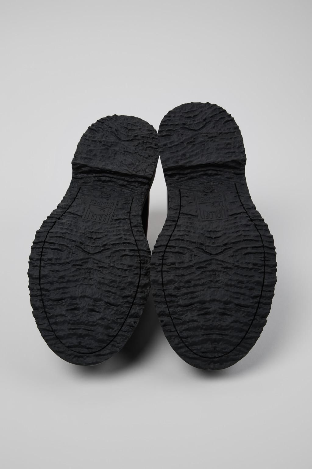 캠퍼 프리미엄 블랙 가죽 남성 로퍼 Walden K101029-001 BLACK - 상세 이미지 5