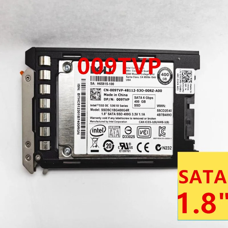 009TVP 09TVP SSDSC1BG400G4RDELL 400GB 1.8 SATA SSD거오리지널 솔리드 스테이트 드라이브