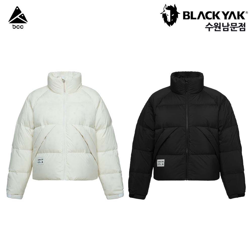 블랙야크 겨울 여성 크롭 점퍼 패딩 일상 등산 클라이밍 크롭 다운 자켓 - 상품 이미지