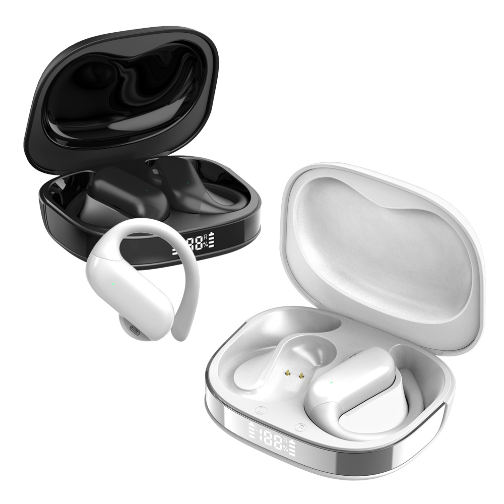 아이리버 오픈형 블루투스 이어폰 IOW-L90 귀걸이형 운동용 러닝 블랙 제품 이미지