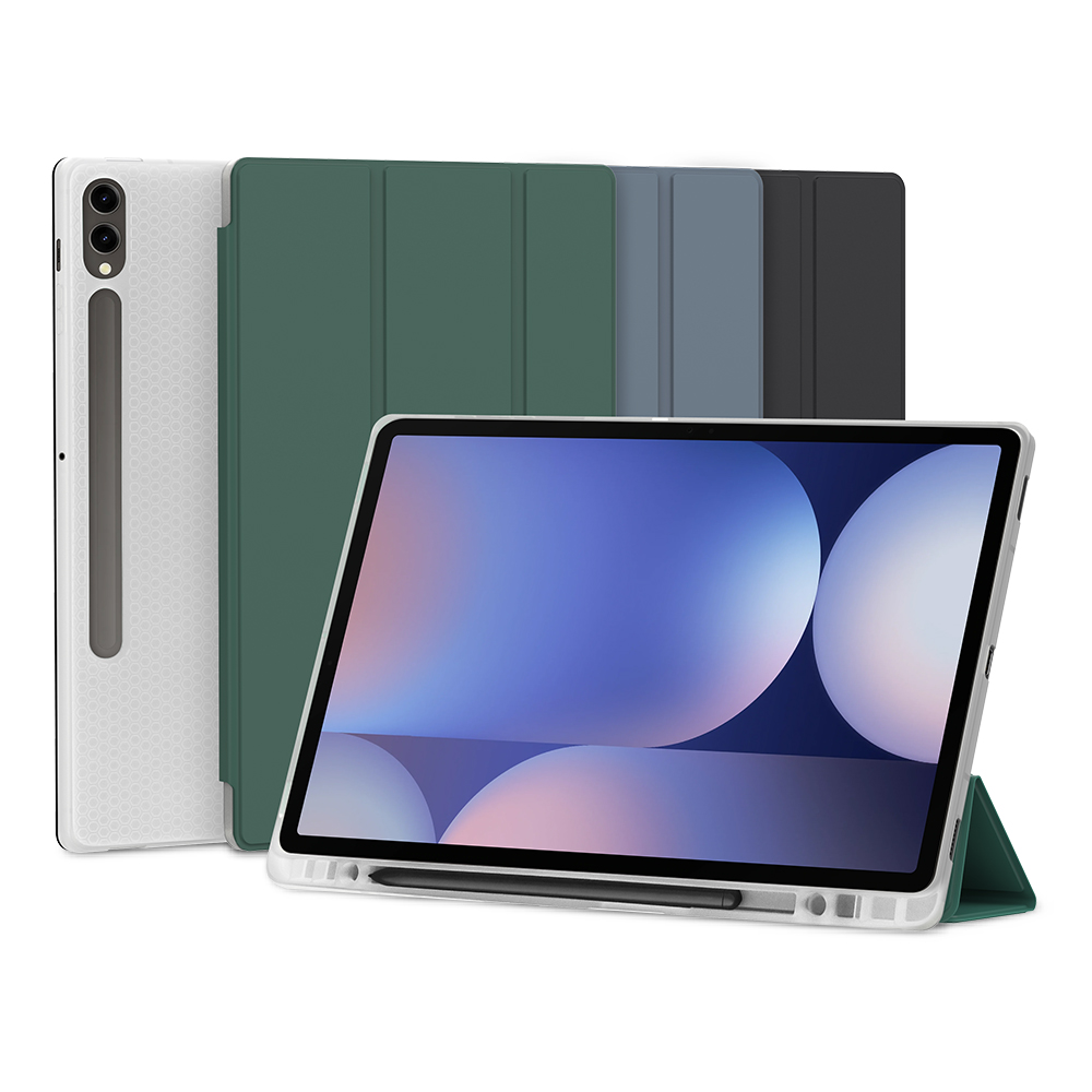데이웍스 갤럭시탭 S10+ S9+ S9 FE 플러스 북커버 케이스 S펜 수납 스마트 커버 - 상품 이미지