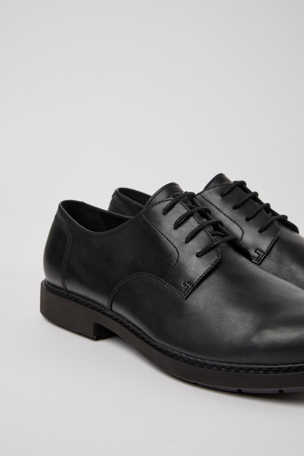 캠퍼 클래식 블랙 더비슈즈 Neuman K100152-021 BLACK - 상세 이미지 2