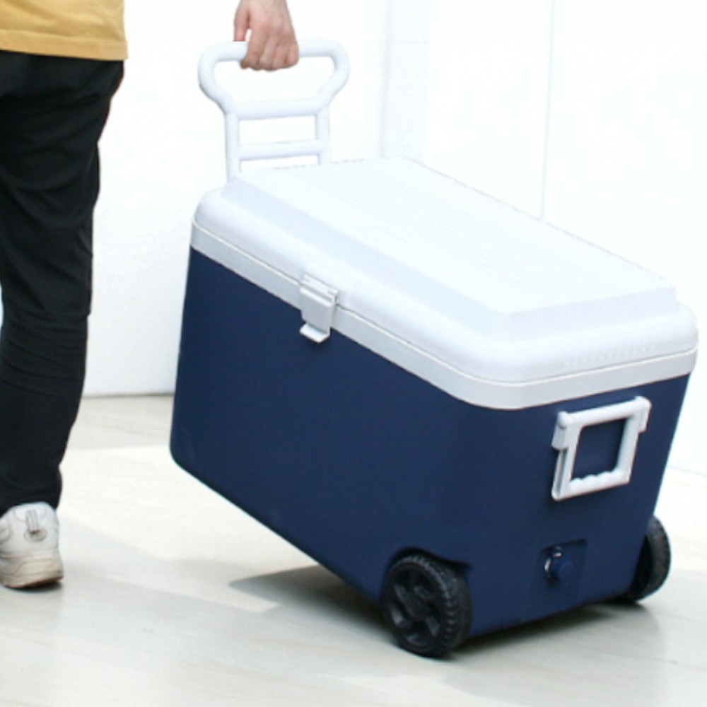 캠텔 아이스박스 대용량 60L/50L/45L/38L 이동식 바퀴형 캠핑 차량용 하드쿨러 - 상세 이미지 3