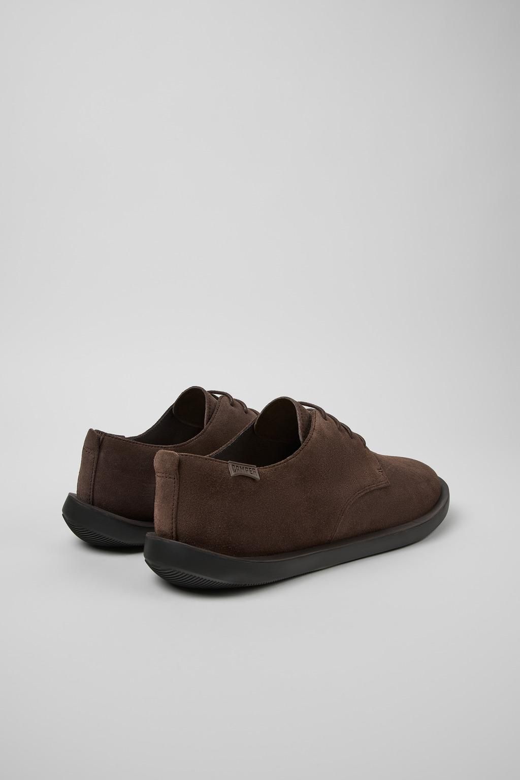 캠퍼 브라운 누벅 캐주얼 더비화 Wagon K100669-027 BROWN - 상세 이미지 3