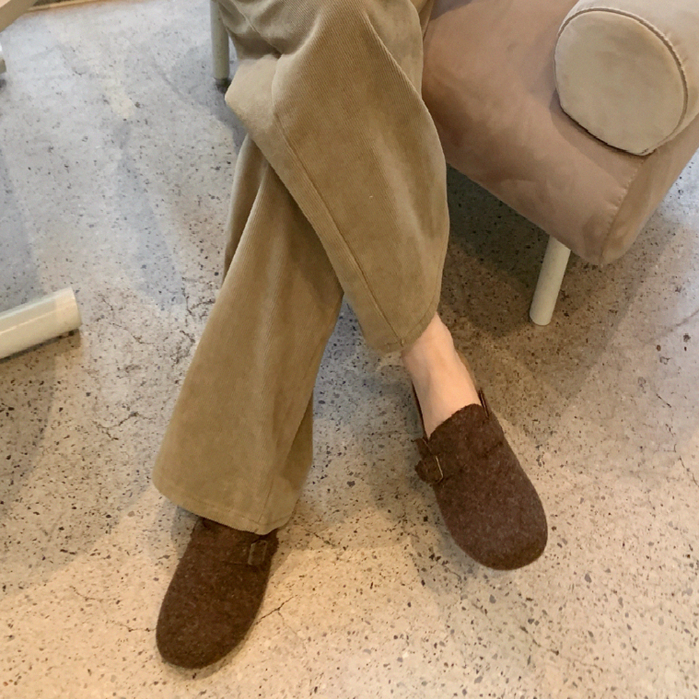 누아르티 버클 뮬 슬리퍼 이미지 6