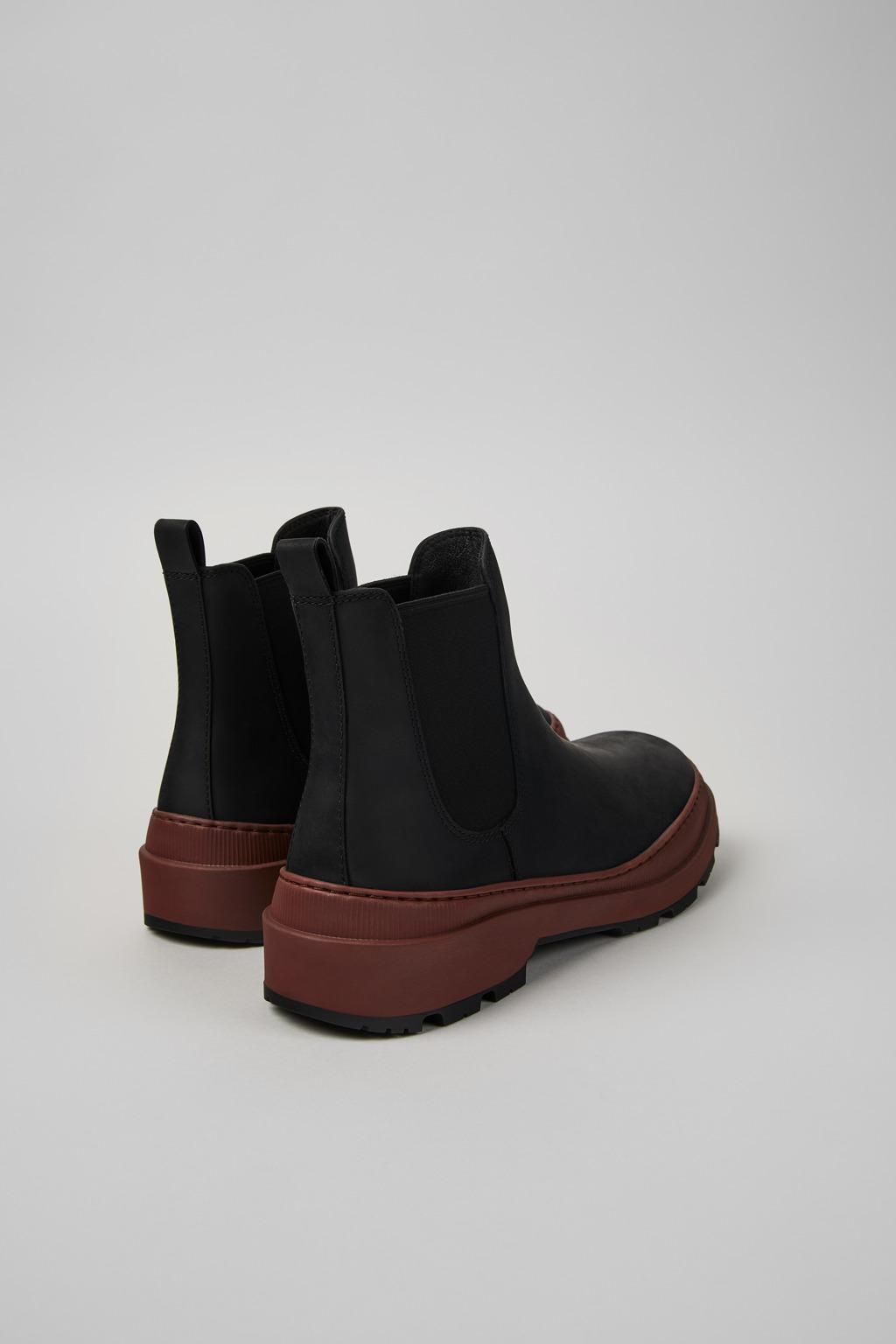 캠퍼 블랙 누벅 남성 앵클부츠 Brutus Trek K300435-011 BLACK - 상세 이미지 3