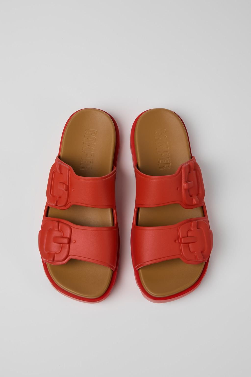 캠퍼 레드 컴포트 샌들 Brutus K101046-003 RED - 상세 이미지 4