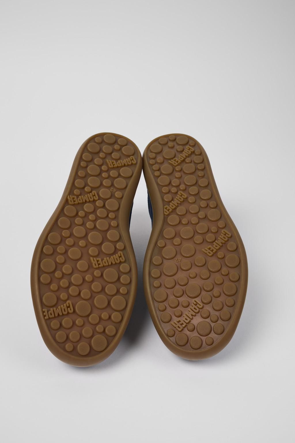 캠퍼 블루 누벅 레더 남성 스니커즈 Pelotas Soller K100937-004 BLUE - 상세 이미지 5