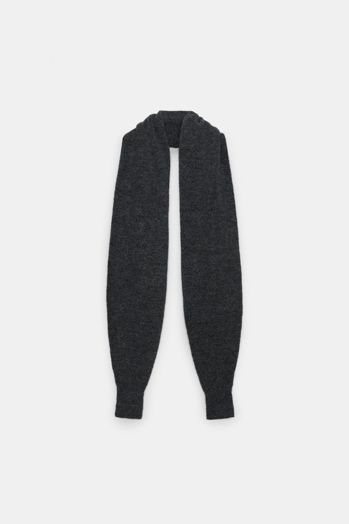 자라 울 블렌드 슬리브 이펙트 스카프 3739/323 GREY - 상품 이미지