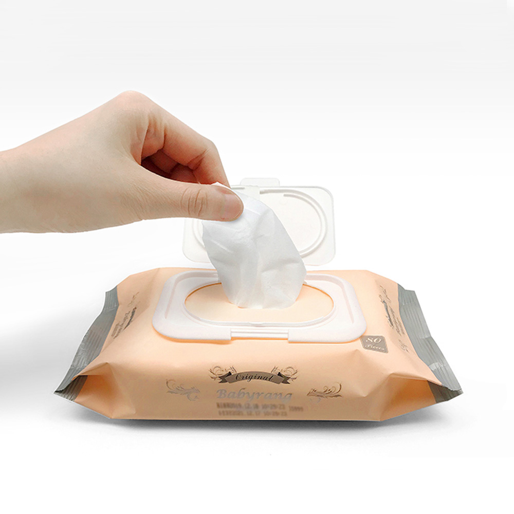 대용량 아기 물티슈 캡형 80매, 20개