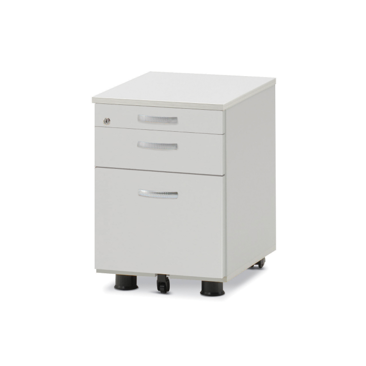 토파스 믹스 이동식 목재서랍 3단 사무실 사무용 책상 서랍장