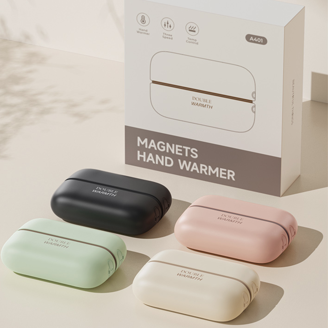 충전식 양손 분리형 똑딱이 손난로 마그네틱 핸드워머 USB C타입 전자 전기 미니 핫팩 - 상세 이미지 5