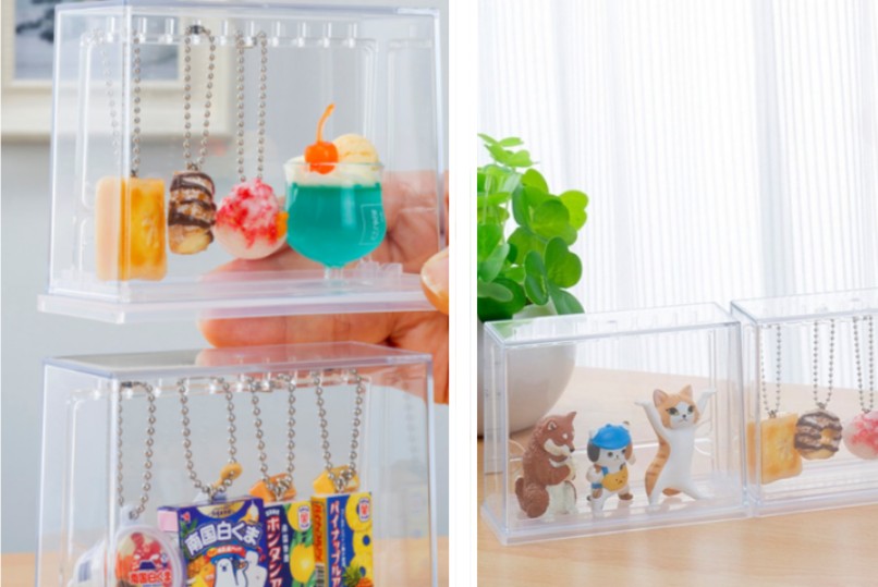 키링 보관함 아크릴 케이스 피규어 가챠 정리함