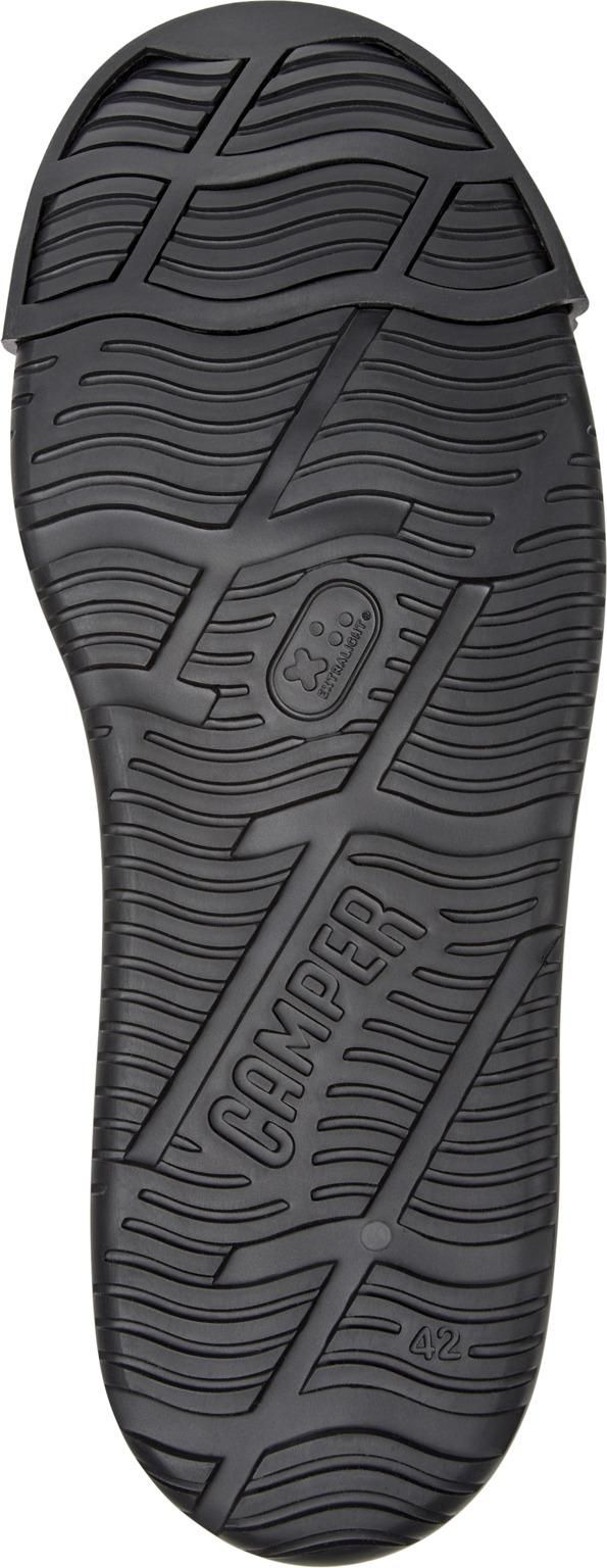 캠퍼 블랙 레더 스니커즈 Junction Runner K100978-012 BLACK - 상세 이미지 4