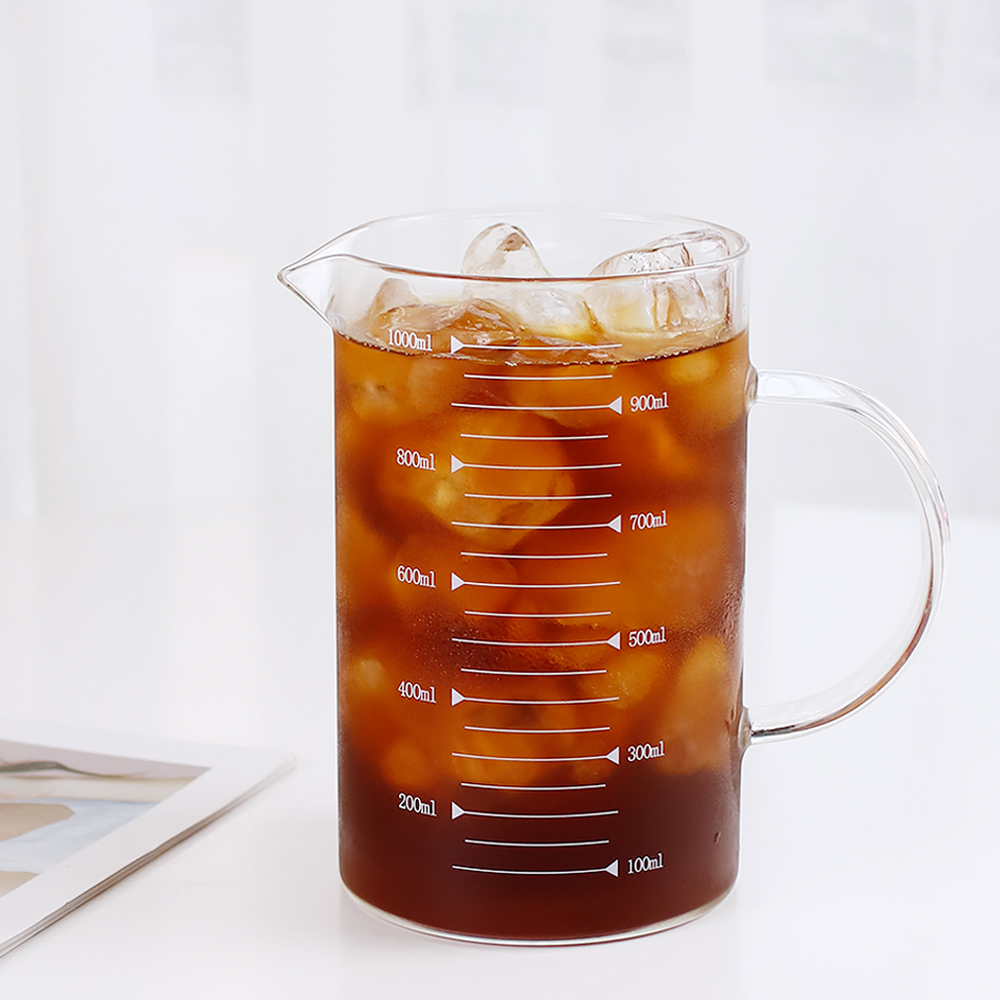 FROM 내열유리 이유식 눈금 머그 비커 계량컵 1000ml - 상세 이미지 5