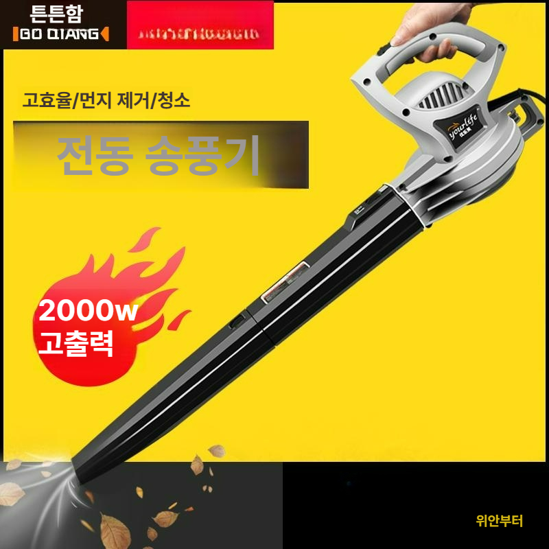 낙엽청소기 집진기 눈치우는 기계 제설기 먼지제거 고출력 2000W 송풍기 30m 코드 포함 - 상세 이미지 2