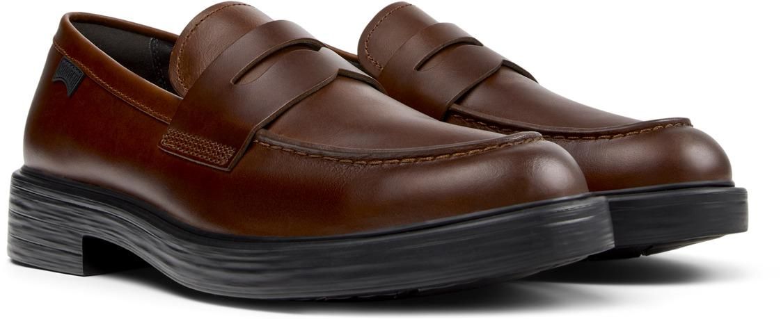 캠퍼 클래식 브라운 레더 로퍼 Dean K101045-005 BROWN - 상세 이미지 2