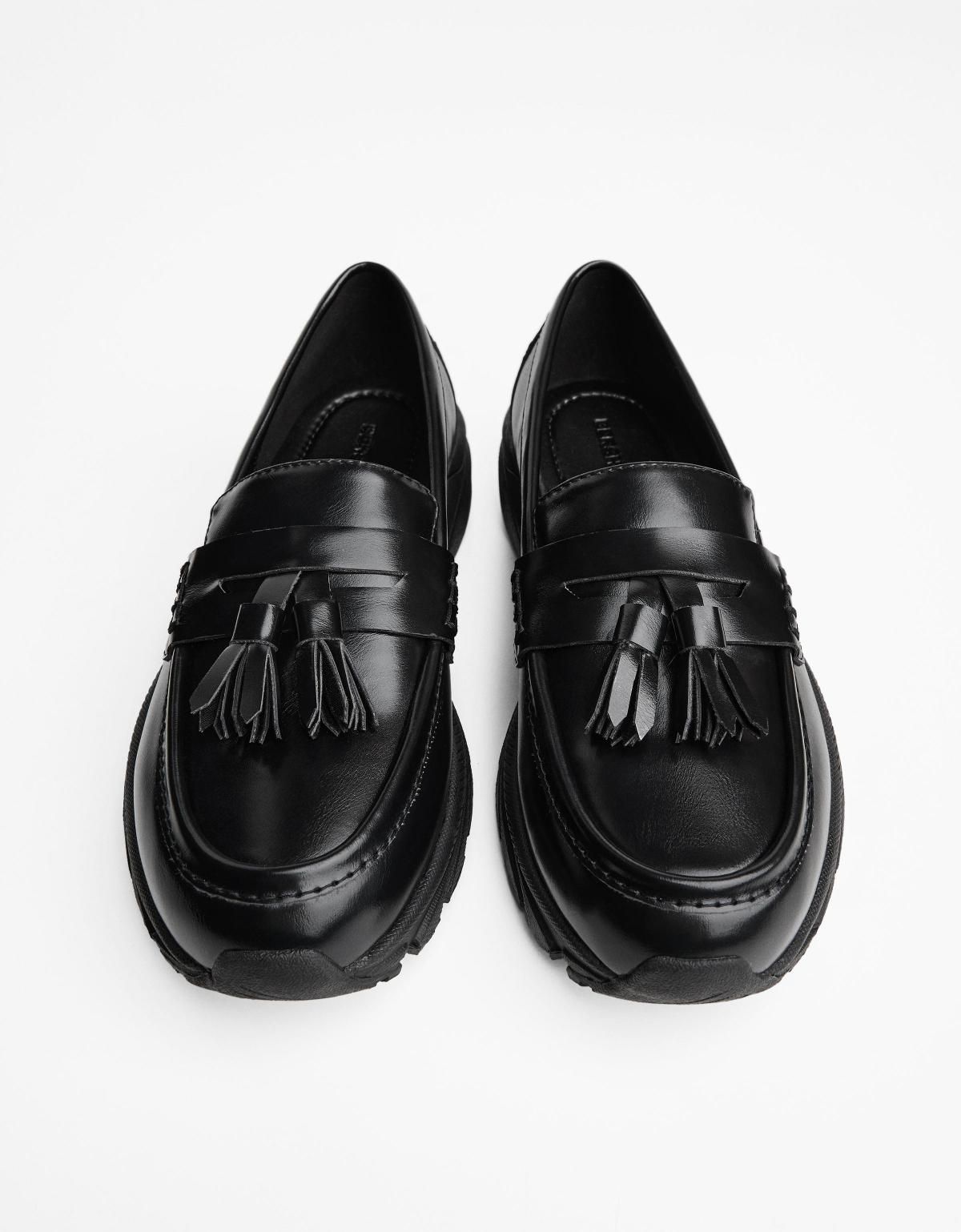 버쉬카 테크니컬 스포티솔 블랙 로퍼 2305/664 BLACK - 상세 이미지 4