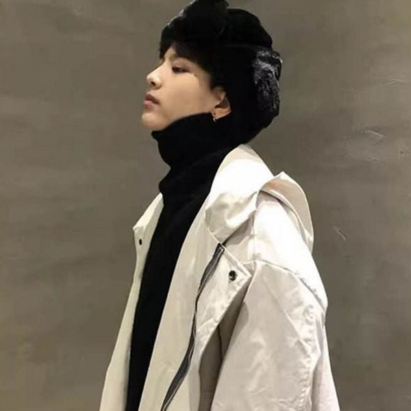 따뜻한 겨울 귀도리 모자 귀마개 겨울 방한 모자 남성퍼 - 상품 이미지
