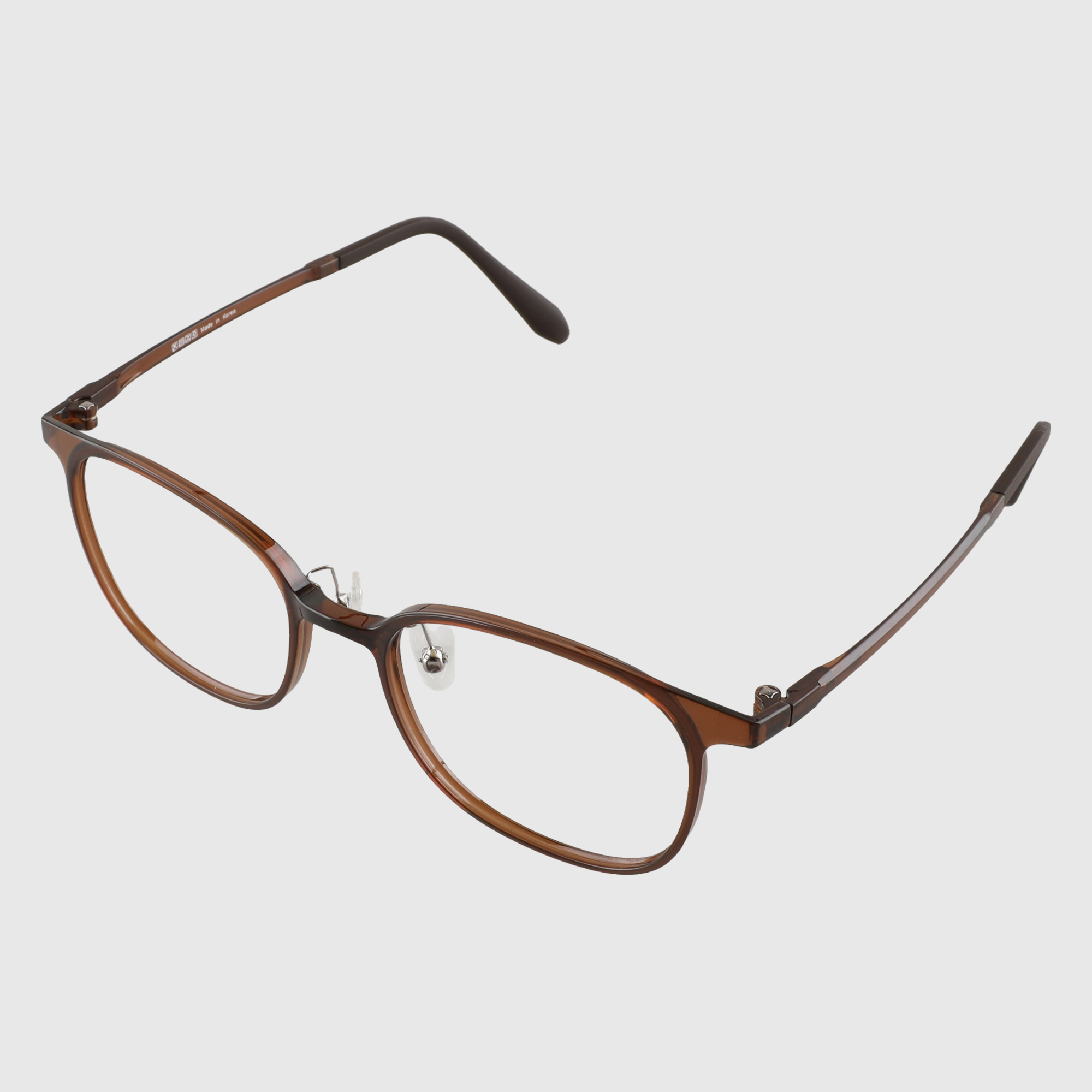 블루라이트차단 울템 검정 사각 뿔테 자외선 변색렌즈안경