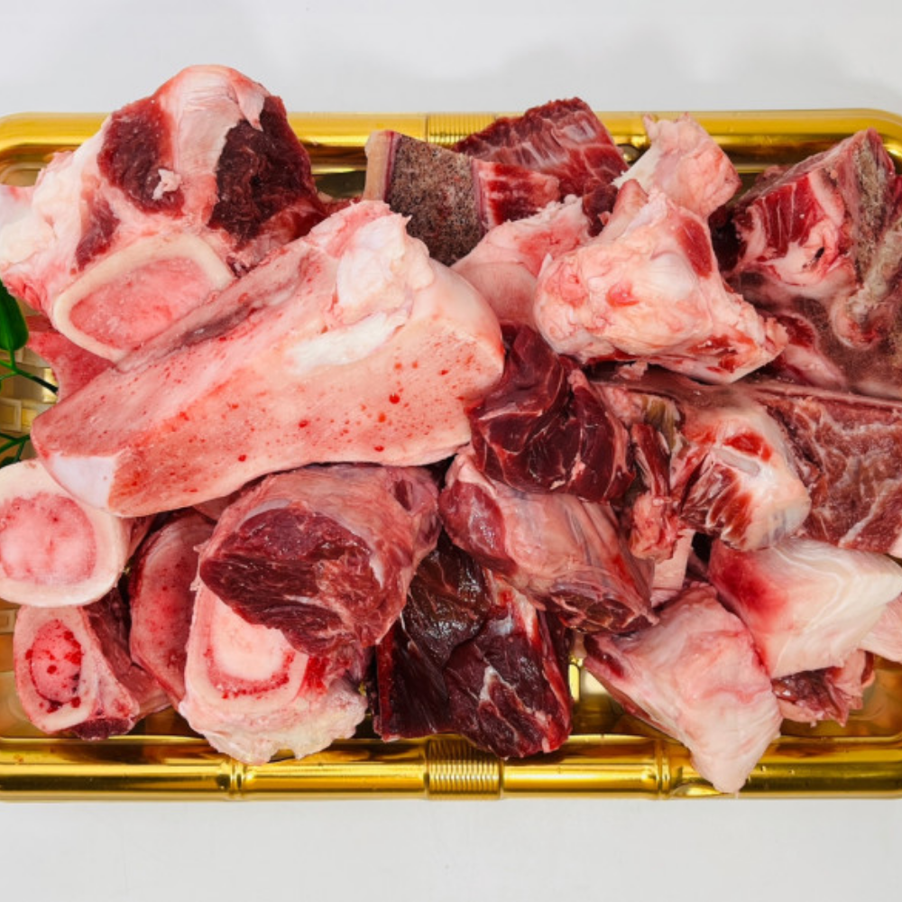 국내산 투뿔 한우 사골세트 5.8kg 도가니,사태,잡뼈 보신 곰탕 진국용 - 상세 이미지 2