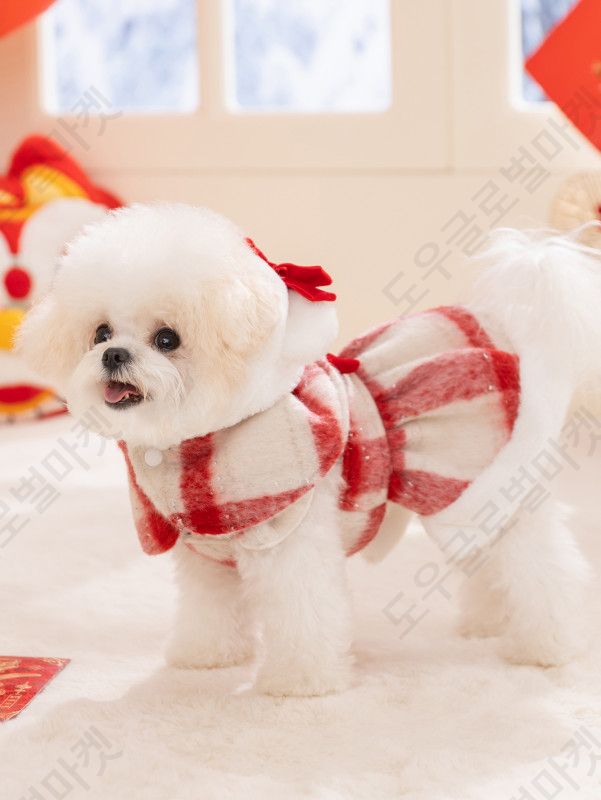 강아지 크리스마스옷 산타옷 고양이 반려견 루돌프 코스튬 - 상세 이미지 2