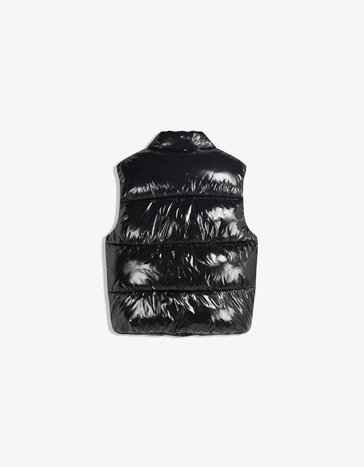 버쉬카 테크니컬 샤이니 패딩 베스트 8614/759 BLACK - 상세 이미지 2