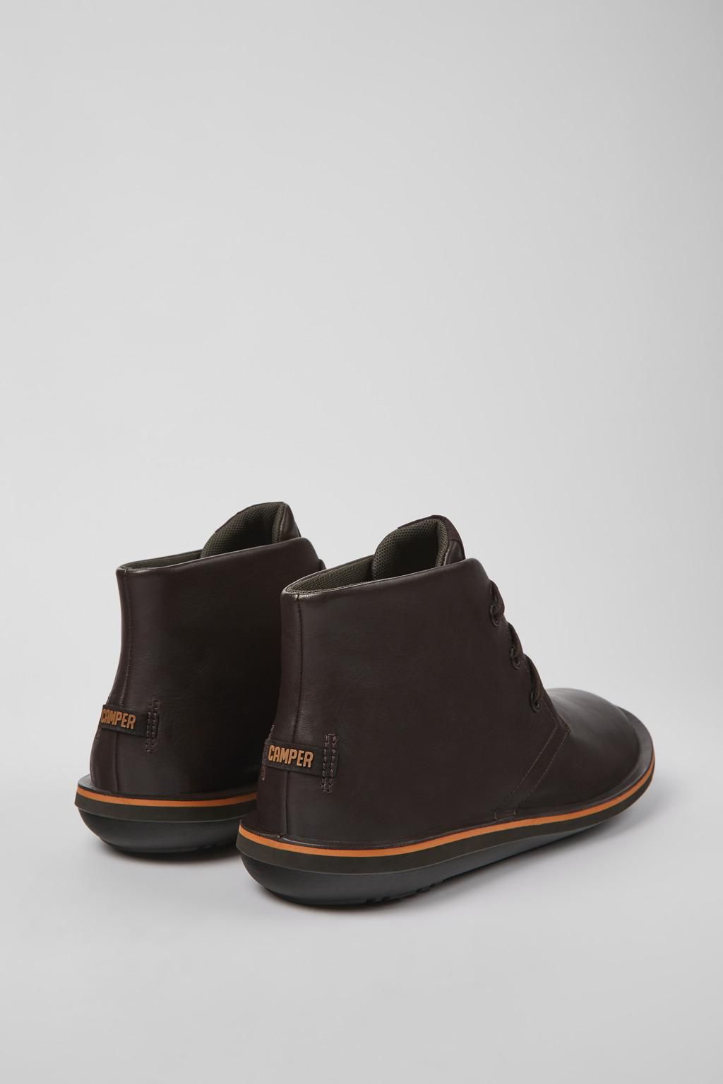 캠퍼 브라운 가죽 남성 앵클부츠 Beetle 36530-060 BROWN - 상세 이미지 3