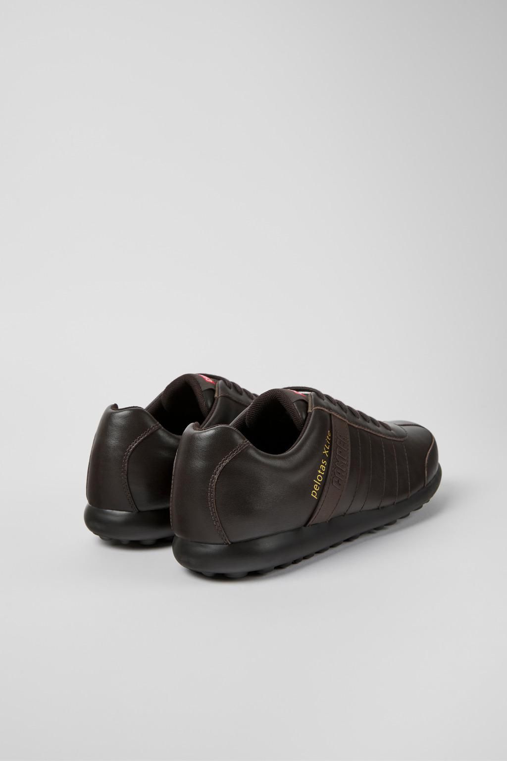 캠퍼 다크 브라운 레더 스니커즈 Pelotas XLite 18304-025 BROWN - 상세 이미지 3