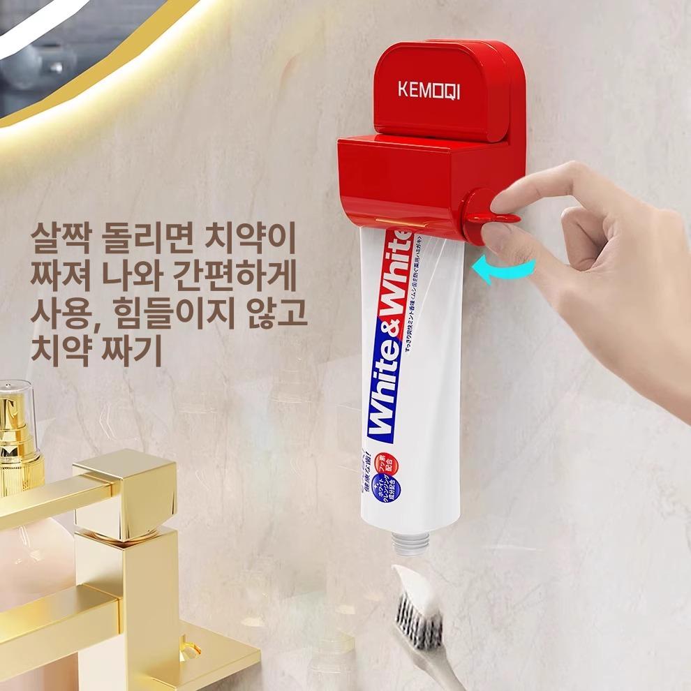 가정용 자동 치약 짜개 튜브 디스펜서 핸드크림 짜기 소시지 노즐 화이트 1개 - 상세 이미지 3
