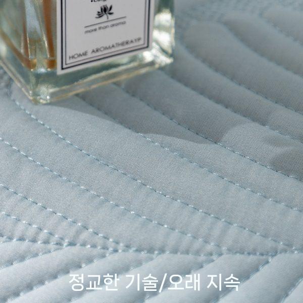 쇼파패드6인용 덮개 넓은 쇼파커버 깔개 매트 방석 블루(미끄럼 방지) 90x90cm - 상세 이미지 5