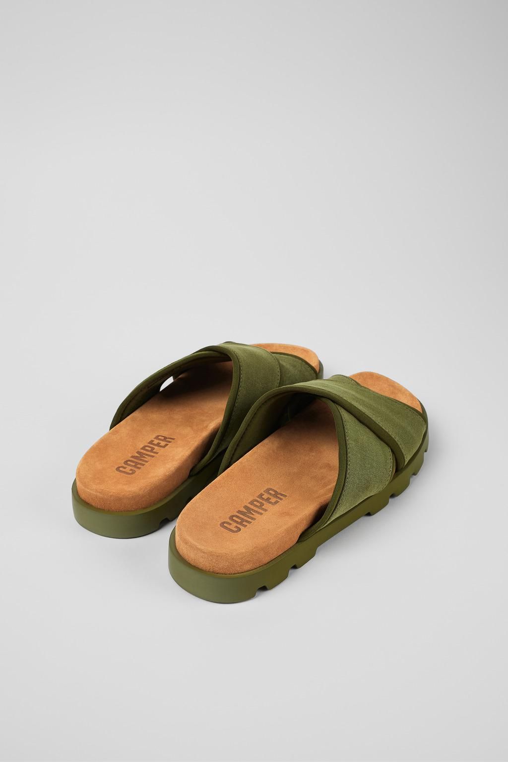 캠퍼 그린 슬라이드 샌들 Brutus K100958-002 GREEN - 상세 이미지 3