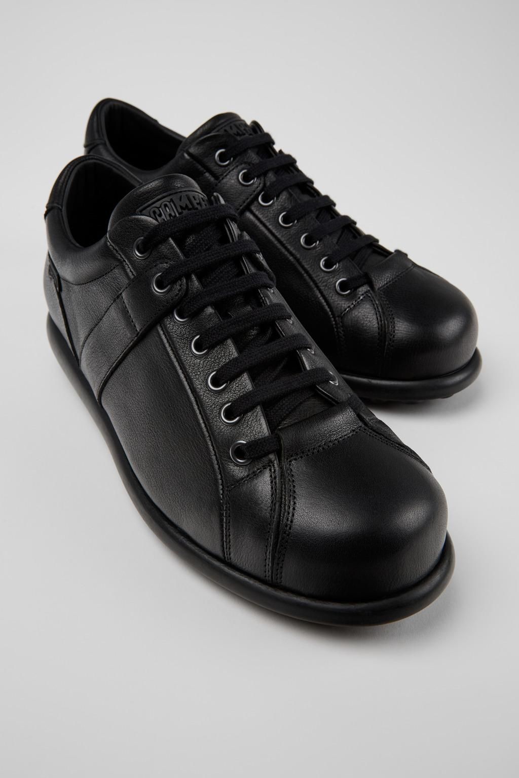 캠퍼 블랙 레더 스니커즈 Pelotas 17408-126 BLACK - 상세 이미지 2