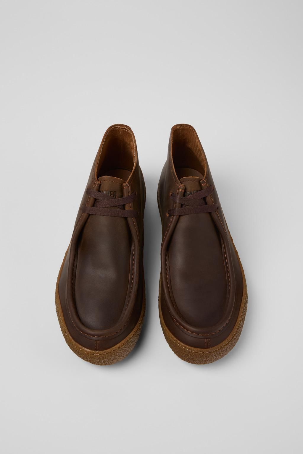 캠퍼 캐주얼 브라운 누벅 앵클부츠 Peu Terreno K300530-004 BROWN - 상세 이미지 4