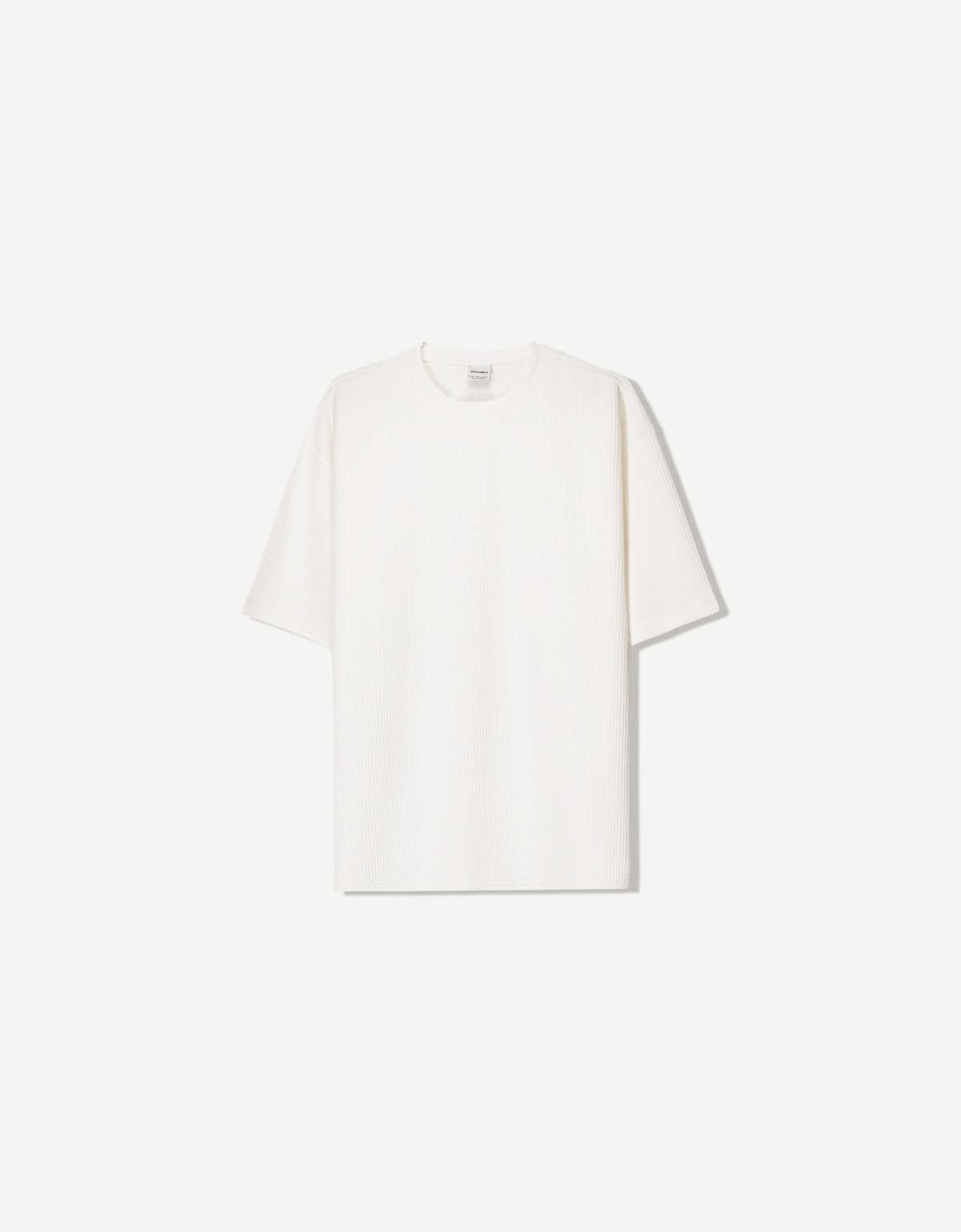 버쉬카 시어서커 반팔 티셔츠 2880/777 OFF WHITE - 상품 이미지