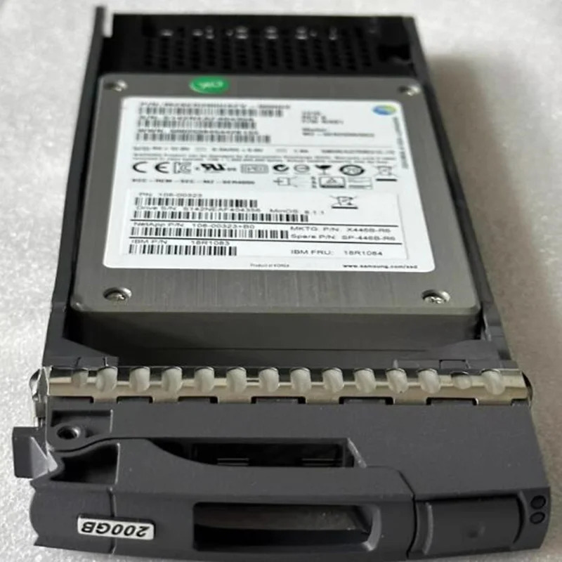 NETAPP오리지널 솔리드 스테이트 드라이브 X446B-R6 SP-X446B-R6 108-00323 200GB 2.5 인치 SAS SSD 거신