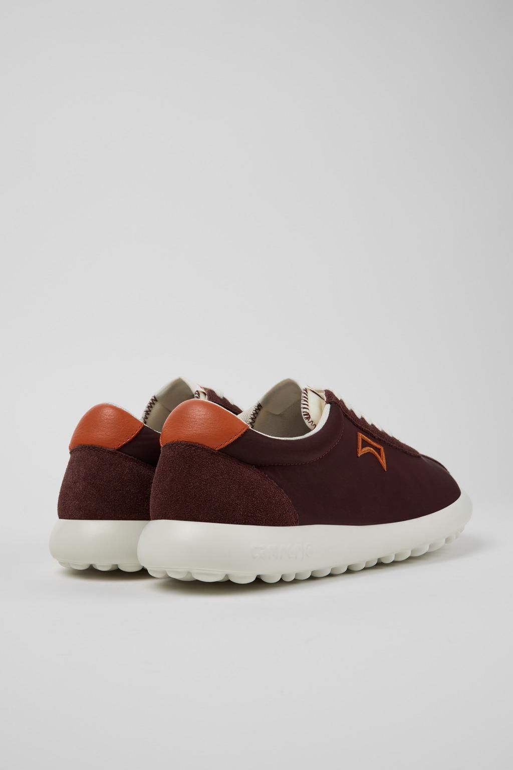 캠퍼 컴포트 버건디 로우탑 스니커즈 Pelotas XLF K101019-012 BURGUNDY - 상세 이미지 3
